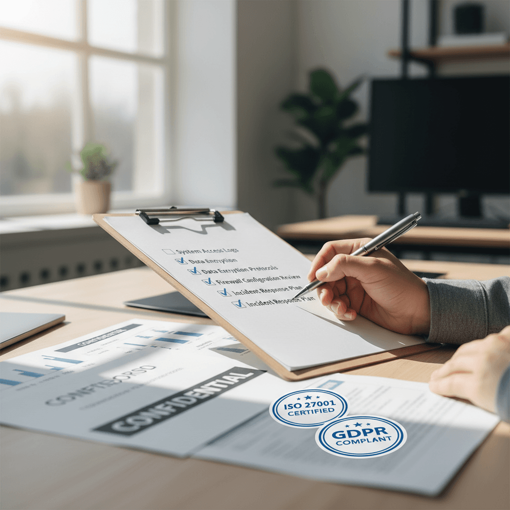 Security audit checklist review process