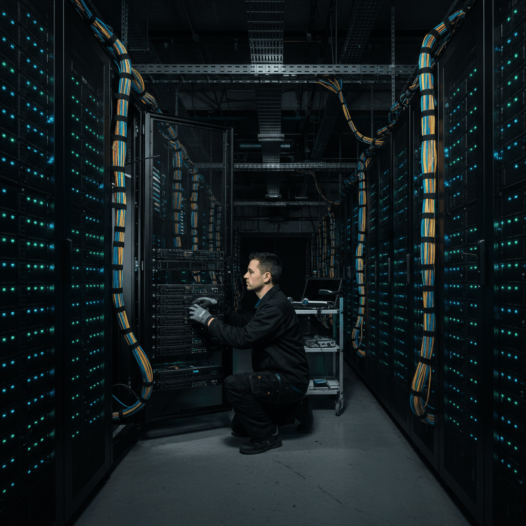 Secure data center server infrastructure